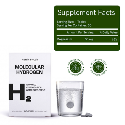 Scandinavian hydrogen tablets - 12 PPM