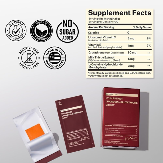 Liposomal Glutathione Direct - 30 strips