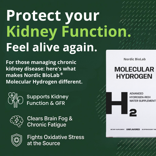 Pure Hydrogen tablets for kidney health