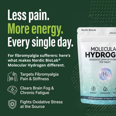 Pure Hydrogen tablets for Fibromyalgia relief