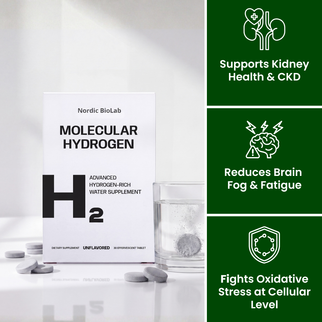 Pure Hydrogen tablets for kidney health