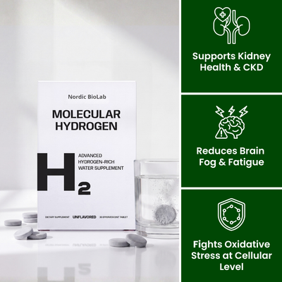 Pure Hydrogen tablets for kidney health