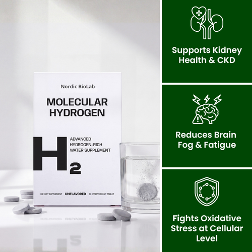 Pure Hydrogen tablets for kidney health